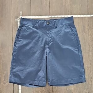 Lululemon Athletica Dark Blue Flat Front Shorts